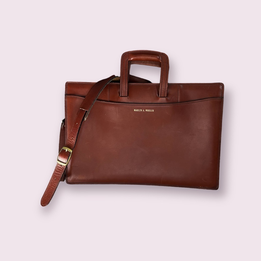 VINTAGE GORGEOUS Leather Briefcase